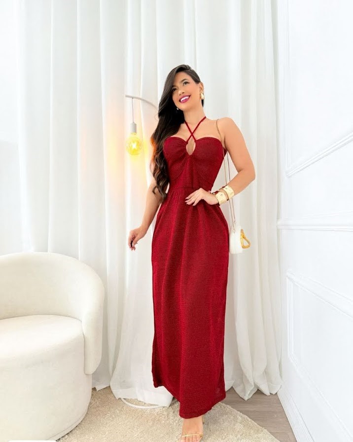 VESTIDO LONGO AMARRAÇÃO