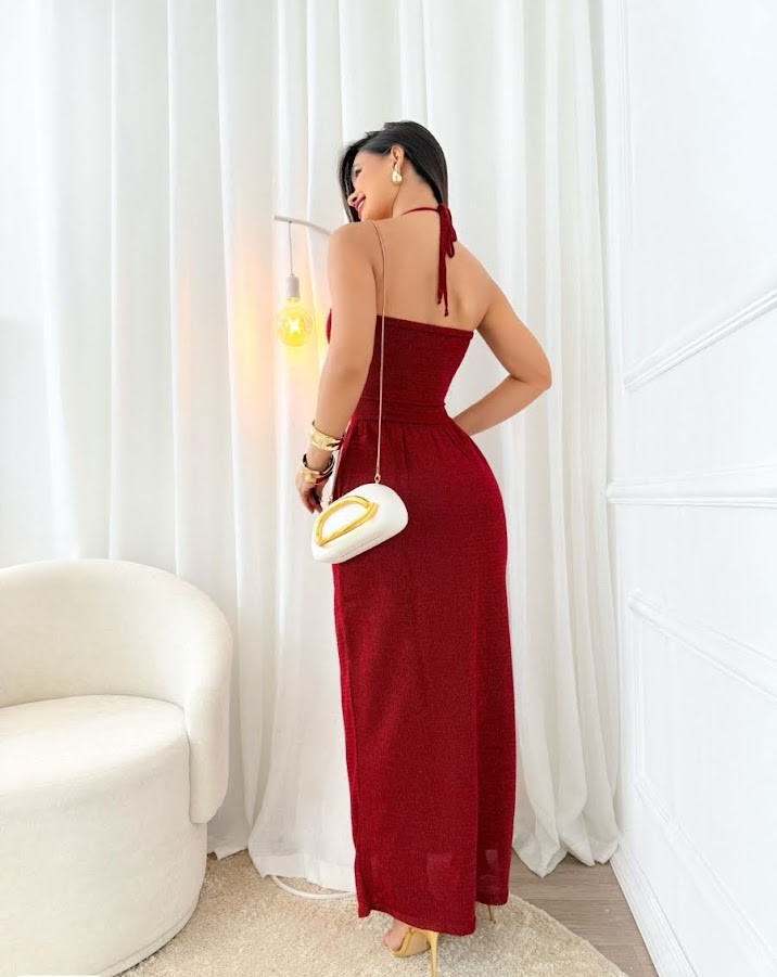 VESTIDO LONGO AMARRAÇÃO