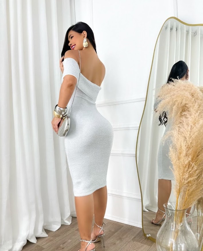 VESTIDO MODAL CIGANINHA COM LUREX